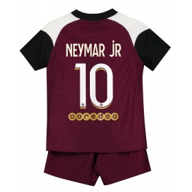 Koszulka Paris Saint-Germain PSG Neymar Jr 10 Dziecięcy Trzeci Stroje Piłkarskie 2021 Krótki Rękaw